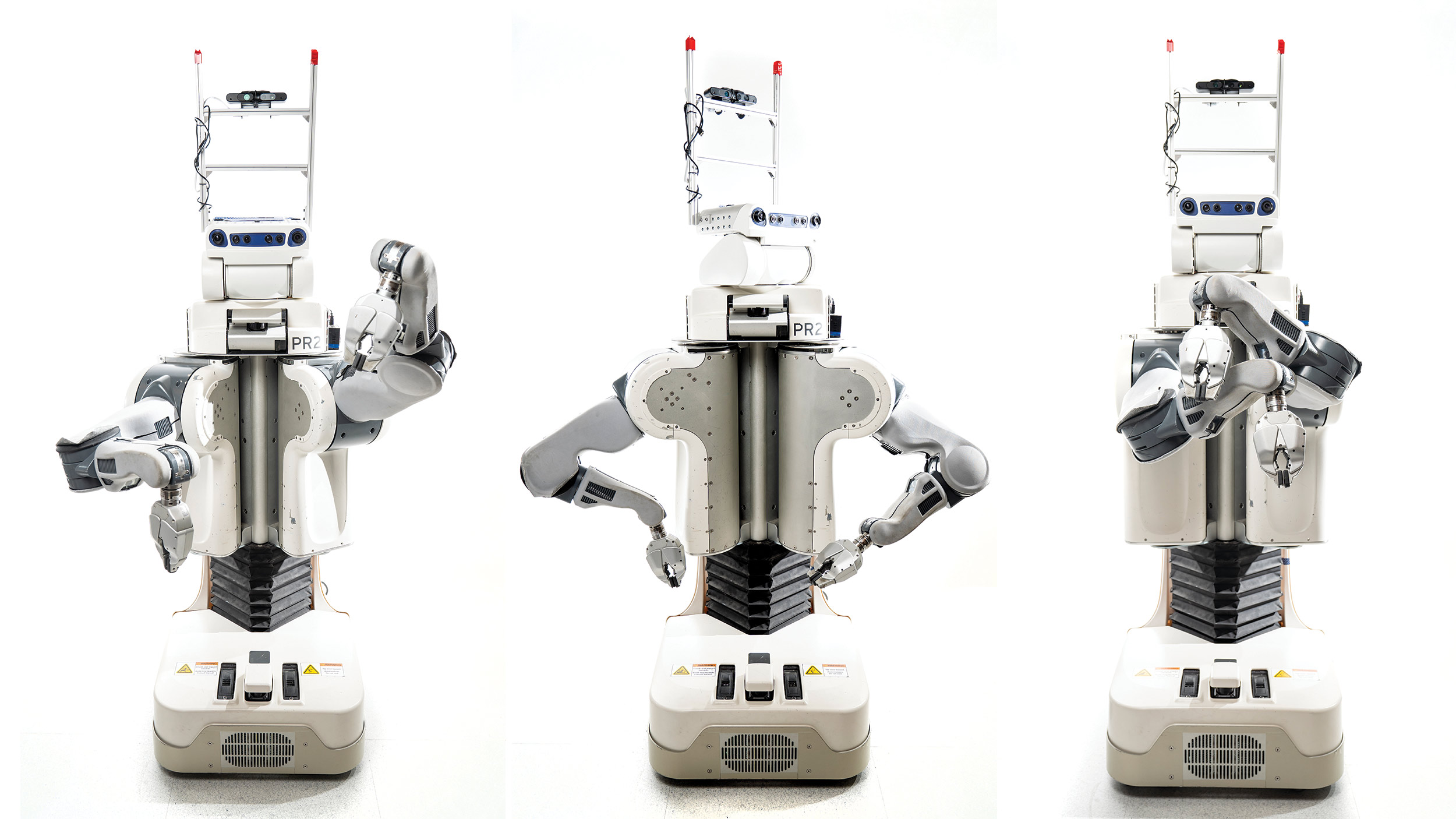 Three poses of BRETT robot