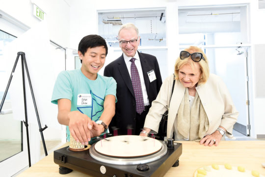 Turntable designed by Jacobs Institute students
