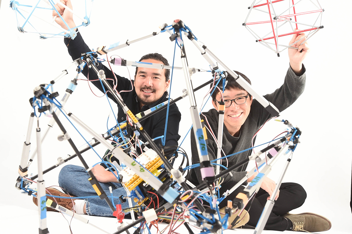 NASA tensegrity robots: These robots, designed in collaboration with NASA engineers, are inspiring new ways of thinking about the form and function of automated devices.