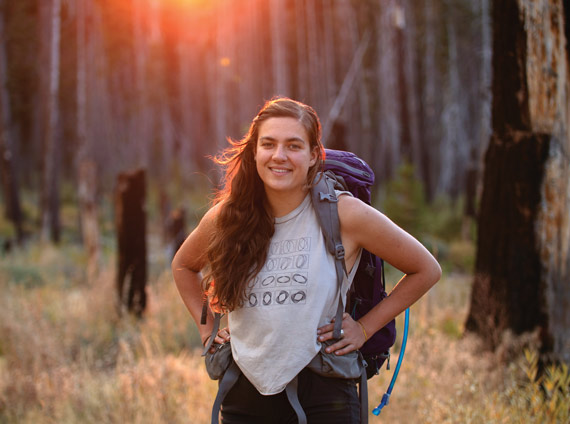 Katya Rakhmatulina in the Illilouette Creek Basin