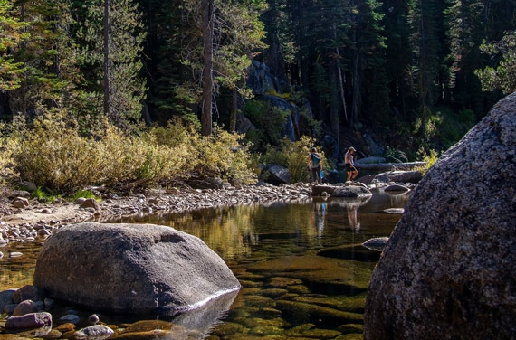 Rocks in Illilouette Creek